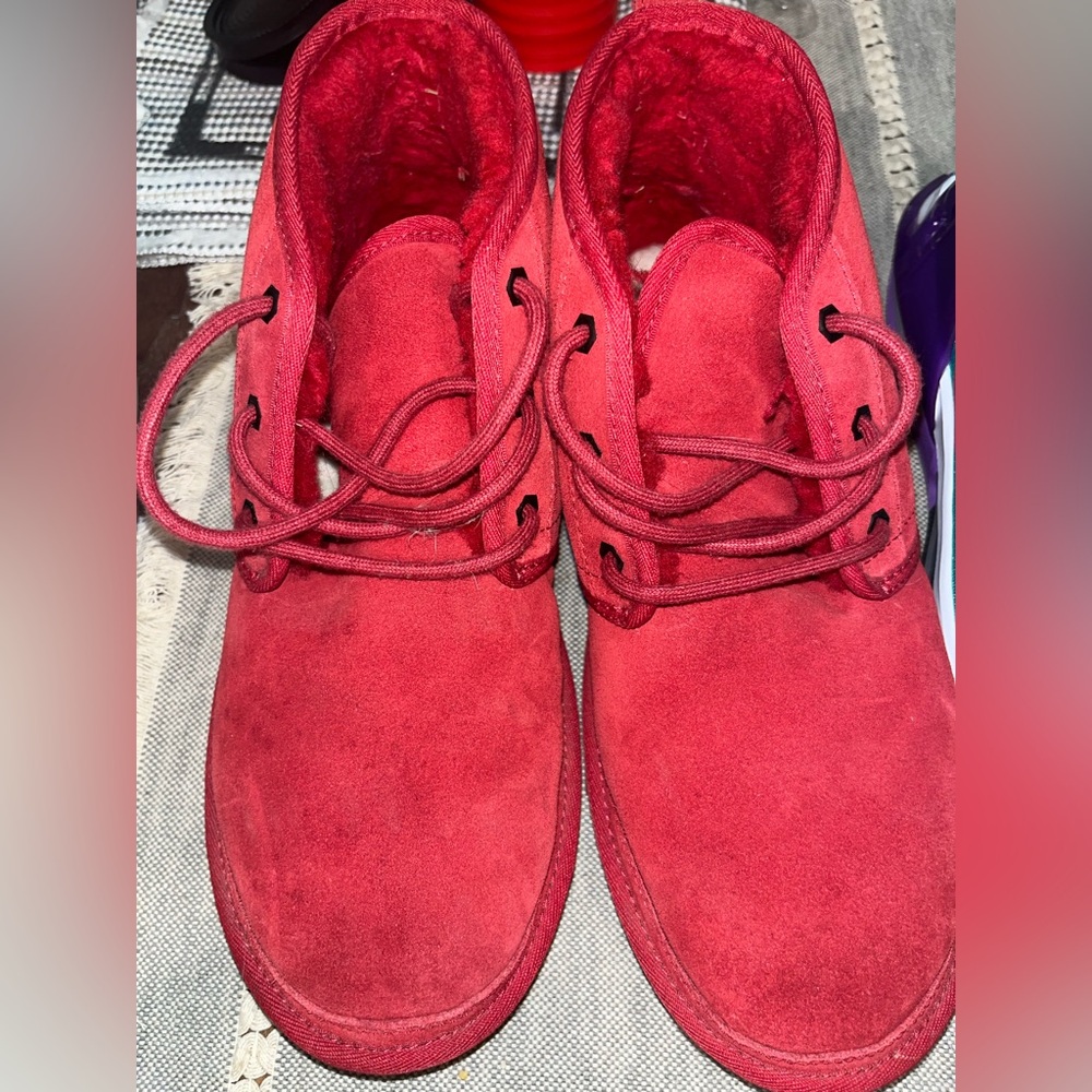 Men’s Red Ugg boots